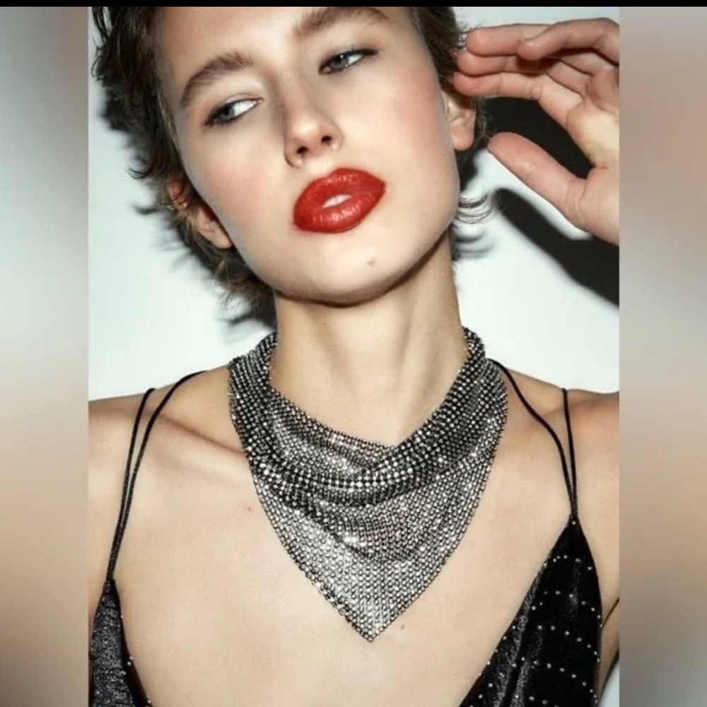 ZARA Jewel Bib Collar